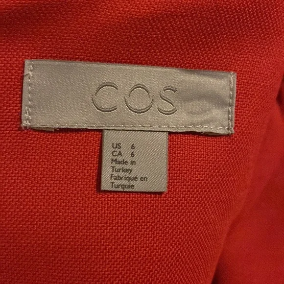 COS Red Wool Dress - Picture 8 of 9